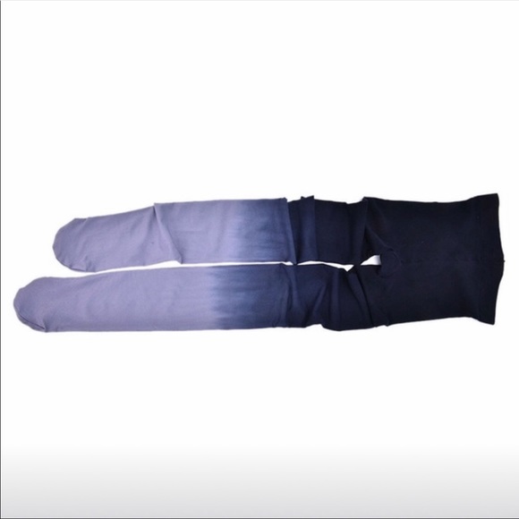 Ombré colored velvet stalkings/tights NWOT - Picture 3 of 8